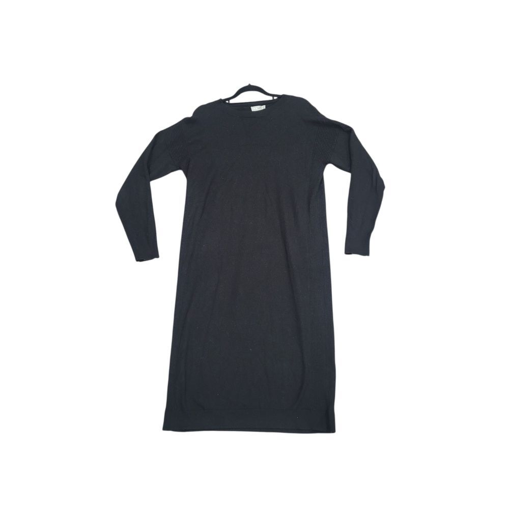 ASOS Classic Black Long Sleeve Sweater Dress size 2
